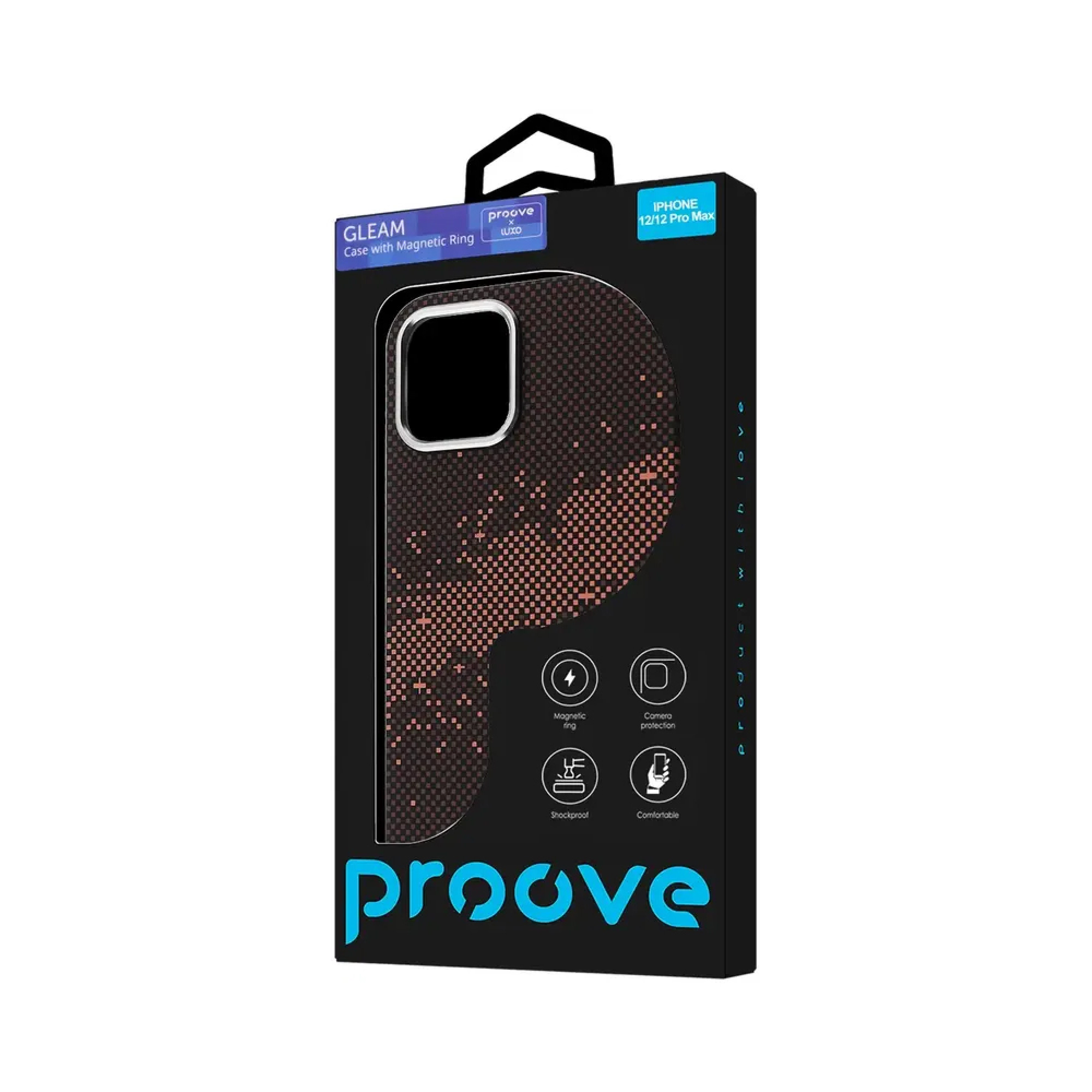 Чехол Proove Gleam Case with Magnetic Ring iPhone 12 Pro Max (milky way)